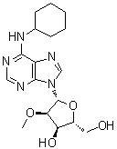 structure of CAS# 130714-47-5, N-Cyclohexyl-2'-O-methyladenosine
