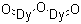 structure of CAS# 1308-87-8, Dysprosium oxide