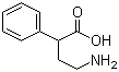 4-氨基-2-苯基丁酸分子结构 (CAS 13080-10-9)