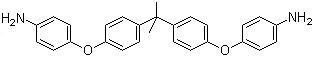 structure of CAS# 13080-86-9, 4,4'-(4,4'-Isopropylidenediphenyl-1,1'-diyldioxy)dianiline