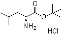D-Leucine tert-butyl ester hydrochloride molecular structure (CAS 13081-32-8)