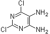 structure of CAS# 130838-36-7, 2,6-二氯-4,5-嘧啶二胺