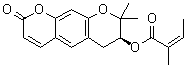 structure of CAS# 130848-06-5, 前胡醇当归酸酯