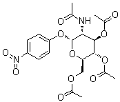 CAS # 13089-23-1, 4-Nitrophenyl 2-(acetylamino)-2-deoxy-alpha-D-glucopyranoside 3,4,6-triacetate