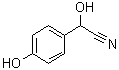 4-羟基扁桃腈分子结构 (CAS 13093-65-7)