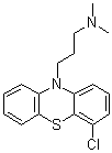CAS 登录号：13094-24-1, 4-氯丙嗪