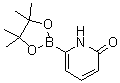 structure of CAS# 1310405-04-9, 6-(4,4,5,5-四甲基-1,3,2-二氧硼杂环戊烷-2-基)-2(1H)-吡啶酮