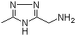 structure of CAS# 131052-49-8, 3-(Aminomethyl)-5-methyl-4H-1,2,4-triazole