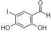 structure of CAS# 131088-03-4, 2,4-Dihydroxy-5-iodobenzaldehyde