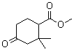 structure of CAS# 1312535-32-2, 2,2-Dimethyl-4-oxocyclohexanecarboxylic acid methyl ester
