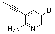 CAS 登录号：1312755-43-3, 5-溴-3-(1-丙炔-1-基)-2-吡啶胺