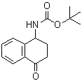 structure of CAS# 1313021-93-0, N-(1,2,3,4-四氢-4-氧代-1-萘基)氨基甲酸叔丁酯