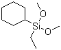 Cyclohexylethyldimethoxysilane molecular structure (CAS 131390-30-2)