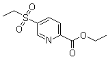 structure of CAS# 1314406-40-0, 5-(乙基磺酰基)-2-吡啶羧酸乙酯