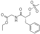 N-[(2S)-2-[[(Methylsulfonyl)oxy]methyl]-1-oxo-3-phenylpropyl]-glycine ethyl ester molecular structure (CAS 1314751-85-3)