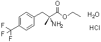 CAS # 1315449-99-0, alpha-Methyl-4-(trifluoromethyl)-D-phenylalanine ethyl ester hydrochloride hydrate (1:1:1)