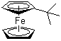 叔丁基二茂铁分子结构 (CAS 1316-98-9)