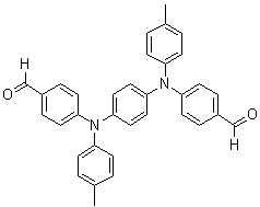 CAS 登录号：131660-39-4, N,N'-二(4-甲酰基苯基)-N,N'-二(4-甲基苯基)对苯二胺