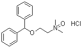 CAS # 13168-00-8, 2-(Diphenylmethoxy)-N,N-dimethylethanamine N-oxide hydrochloride