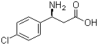 structure of CAS# 131690-60-3, (S)-3-Amino-3-(4-chlorophenyl)propionic acid