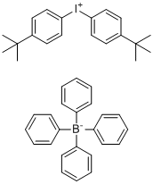 structure of CAS# 131725-16-1, Bis(4-(tert-butyl)phenyl)iodonium tetraphenylborate