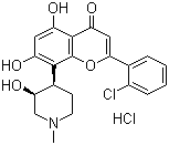 structure of CAS# 131740-09-5, Flavopiridol hydrochloride