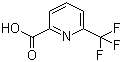 structure of CAS# 131747-42-7, 2-Trifluoromethyl-6-pyridinecarboxylic acid