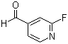 structure of CAS# 131747-69-8, 2-Fluoropyridine-4-carboxaldehyde