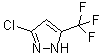 structure of CAS# 131797-35-8, 3-Chloro-5-trifluoromethyl-1H-pyrazole