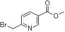 structure of CAS# 131803-48-0, 6-Bromomethylnicotinic acid methyl ester