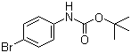 structure of CAS# 131818-17-2, N-叔丁氧羰基-4-溴苯胺