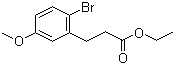 structure of CAS# 131819-11-9, Ethyl 3-(2-bromo-5-methoxyphenyl)propionate