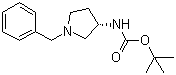 structure of CAS# 131852-53-4, (S)-(-)-1-Benzyl-3-(Boc-amino)pyrrolidine