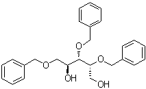 1,3,4-Tris-O-(phenylmethyl)-D-ribitol molecular structure (CAS 131897-00-2)