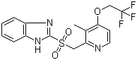 structure of CAS# 131926-99-3, 兰索拉唑砜