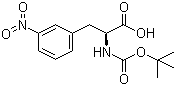 structure of CAS# 131980-29-5, Boc-L-3-nitrophenylalanine