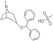 structure of CAS# 132-17-2, 甲磺酸苯扎托品