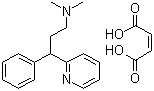 structure of CAS# 132-20-7, Pheniramine maleate