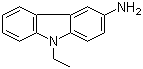 structure of CAS# 132-32-1, 3-Amino-9-ethylcarbazole