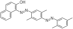 structure of CAS# 1320-06-5, Solvent Red 27
