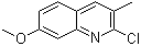 structure of CAS# 132118-45-7, 2-氯-7-甲氧基-3-甲基喹啉
