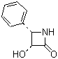 structure of CAS# 132127-34-5, (3R,4S)-3-羟基-4-苯基-2-氮杂环丁酮
