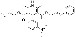 structure of CAS# 132203-70-4, Cilnidipine