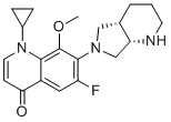 structure of CAS# 1322062-57-6, Moxifloxacin Decarboxy Analog