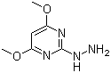 structure of CAS# 13223-30-8, (4,6-Dimethoxypyrimidin-2-yl)hydrazine