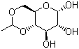 4,6-亚乙基-alpha-D-葡萄糖分子结构 (CAS 13224-99-2)
