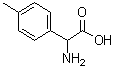 alpha-Amino-4-methylbenzeneacetic acid molecular structure (CAS 13227-01-5)
