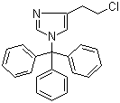 4-(2-Chloroethyl)-1-(triphenylmethyl)-1H-imidazole molecular structure (CAS 132287-55-9)