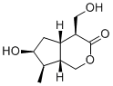 CAS 登录号：132339-37-8, 4-Epialyxialactone, (4S,4aS,6S,7R,7aS)-六氢-6-羟基-4-(羟基甲基)-7-甲基环戊并[c]吡喃-3(1H)-酮
