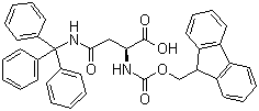 structure of CAS# 132388-59-1, Fmoc-N-trityl-L-asparagine